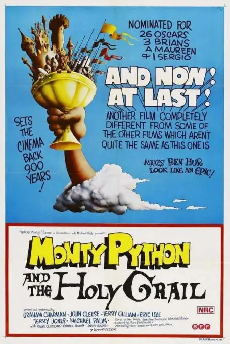 《巨蟒与圣杯》：当无厘头喜剧遇上亚瑟王传奇，笑到喷饭的背后是对权威的辛辣讽刺！